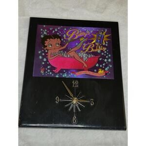 Vintage Betty’s Bubbles Poster Wall Clock